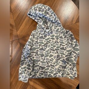 BURLEBO Green and Gray Camouflage Hoodie